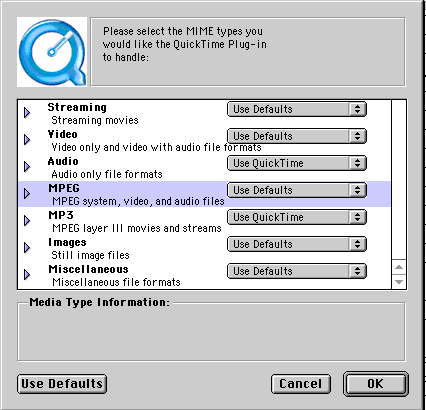QT Browser plugin settings